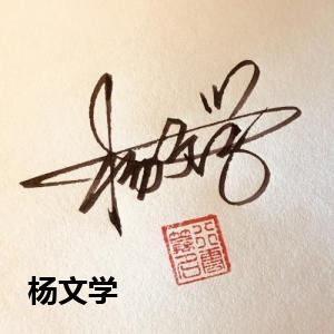 杨文学的名字怎么写好看