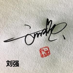 刘强的签名设计